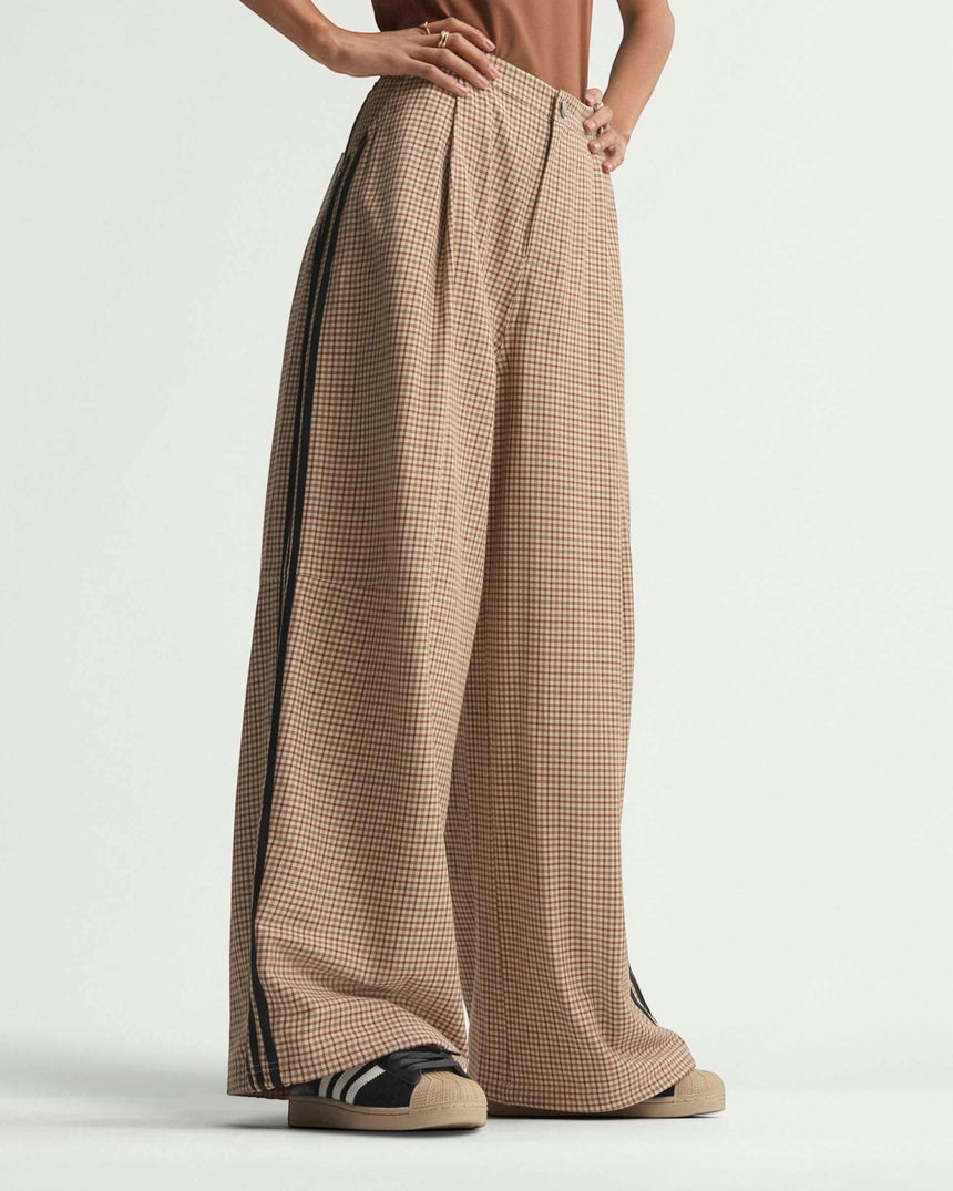 Badigirl Checks Trouser Loose Kadın Pantolon