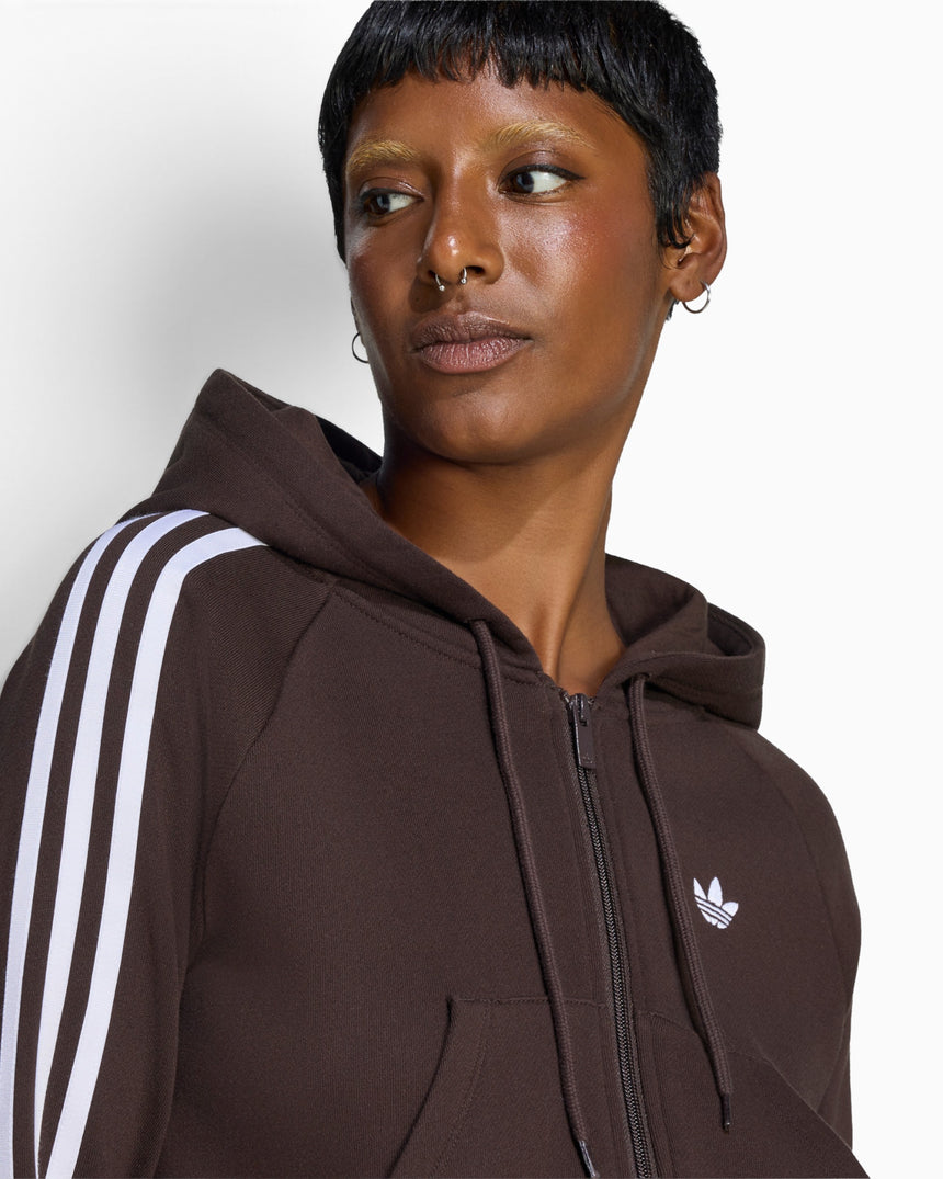 Badigirl Graphic Short Front Zip Track Top Kadın Sweatshirt