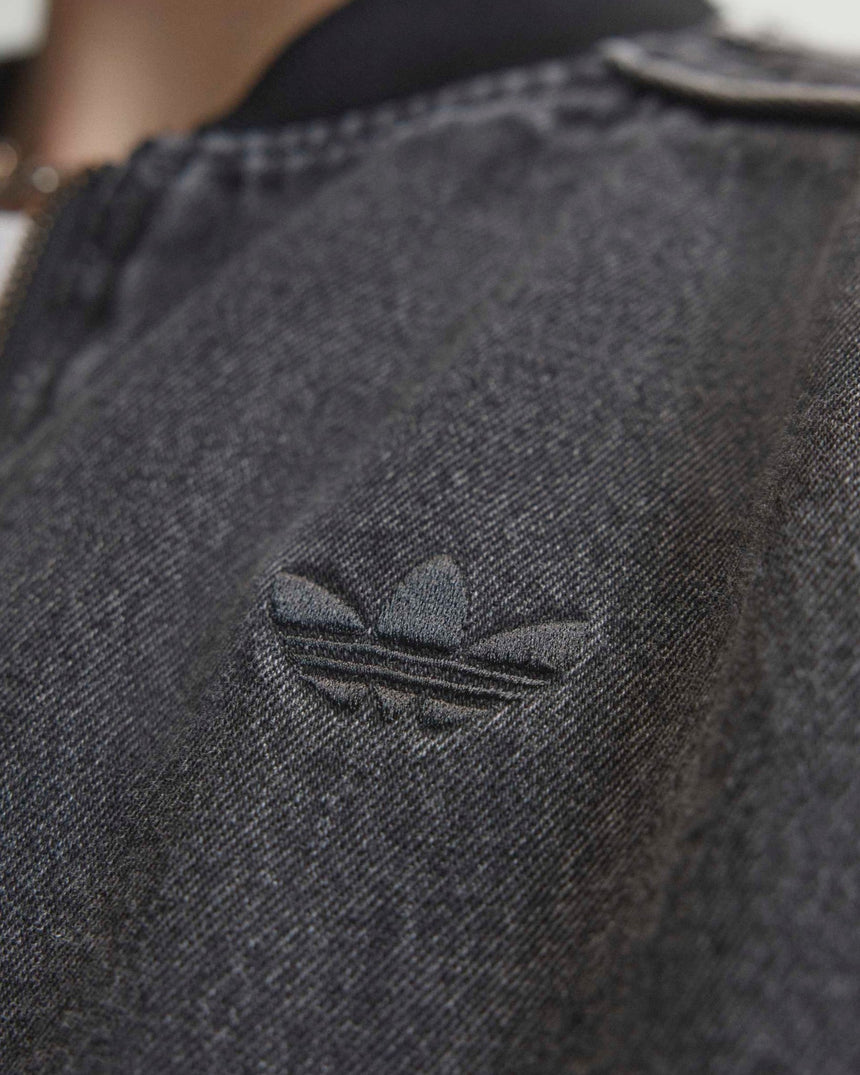 adidas Originals SST Denim Track Top Erkek Ceket True Black Denim