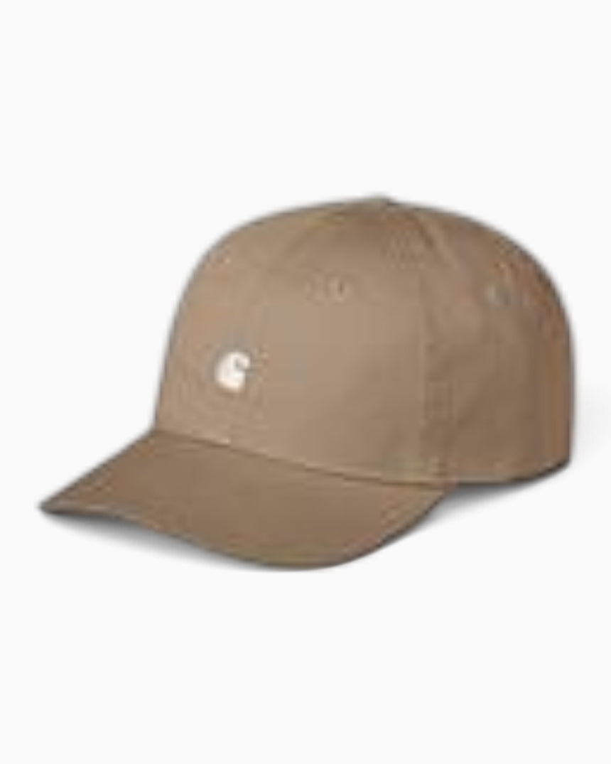Carhartt WIP Madison Logo Cap Leather/White