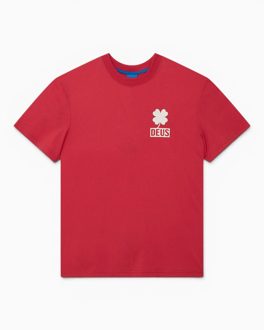 Deus Ex Machina Quad Tee Melon Red
