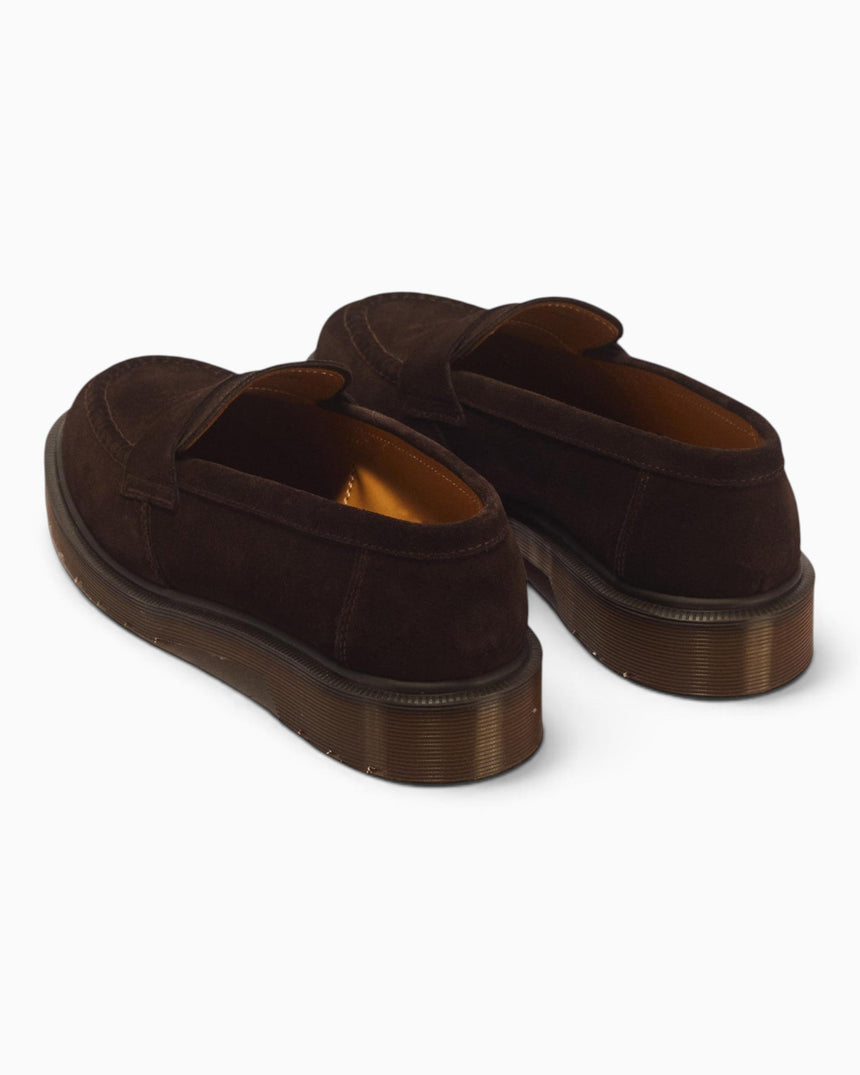 Dr. Martens Delapre Penny Repello Calf Suede Erkek Loafer Brindle Brown