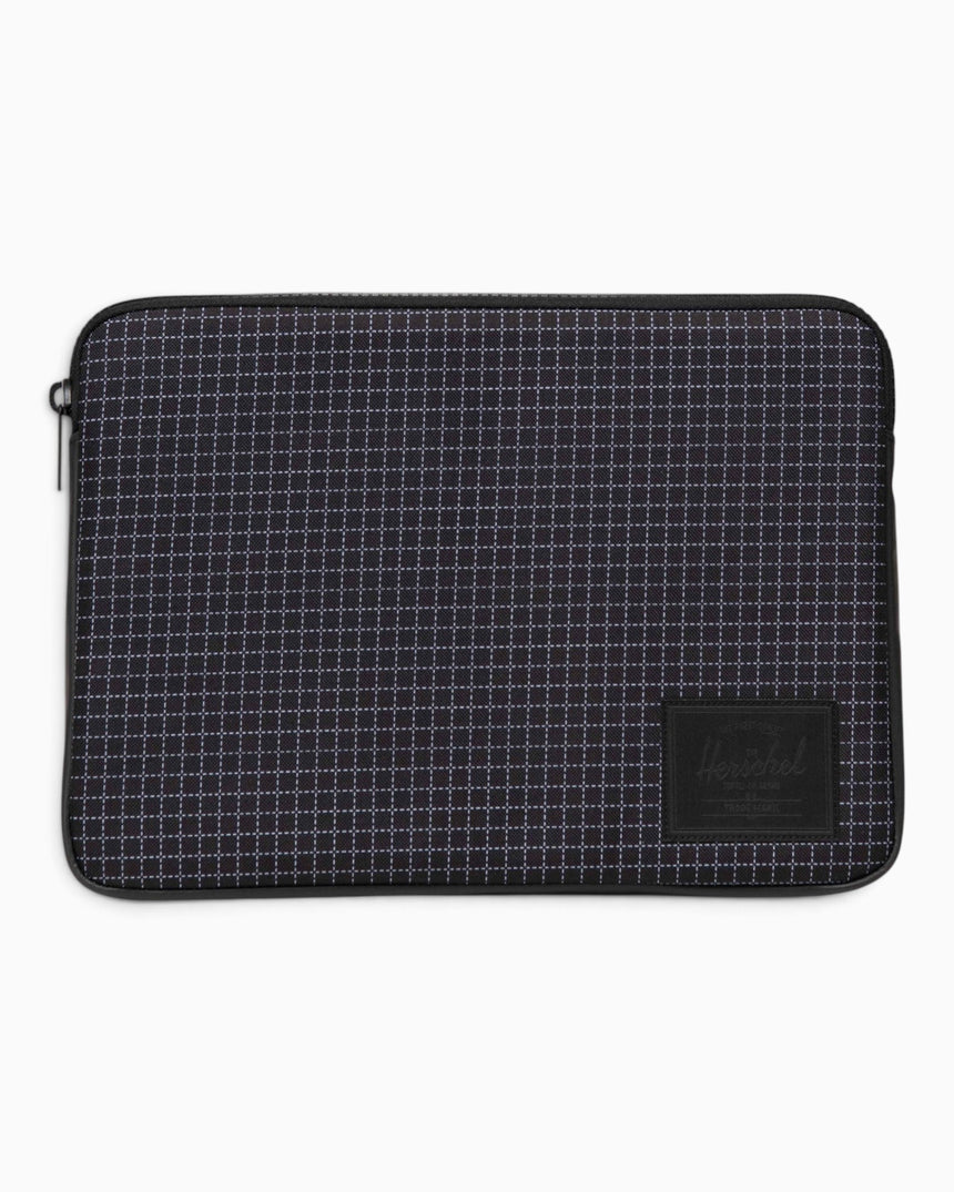 Herschel Anchor 14" Sleeve Laptop Kılıfı Grid Black/Black