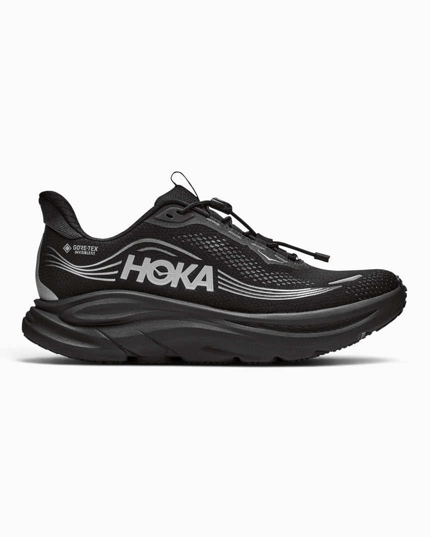 HOKA Clifton 11 GORE-TEX Erkek Sneaker Black/Black