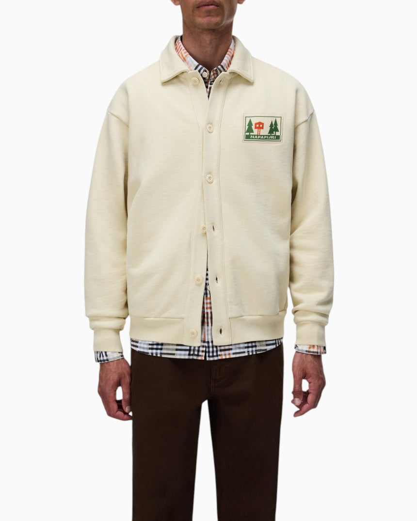 Napapijri Isel French Terry Erkek Sweatshirt Beige N5E