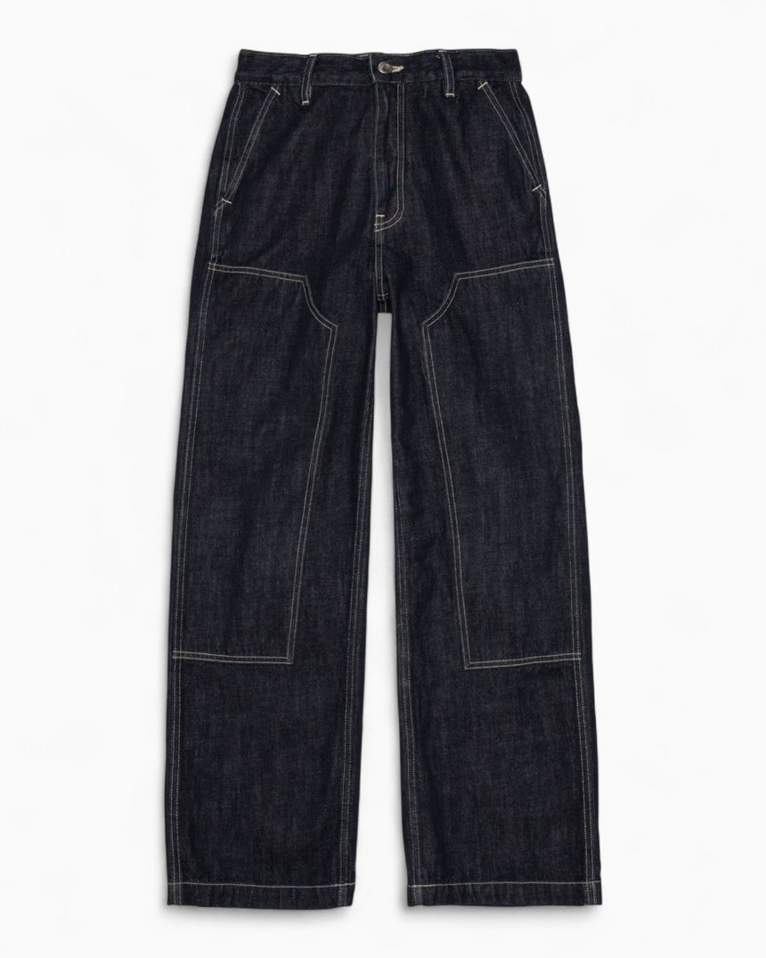 Nudie Jeans Wendy Double Knee Dark Blue Denim Kadın Jean Pantolon Dark Blue