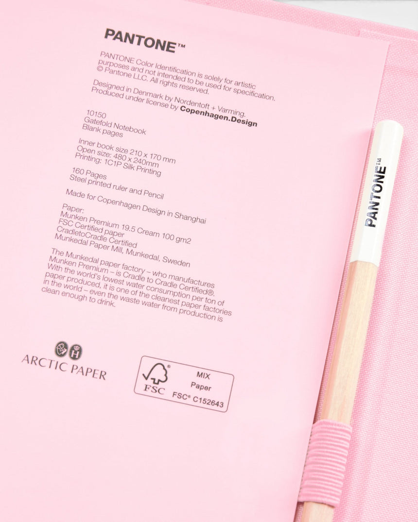 Pantone Notebook W/ Pencil Unlined