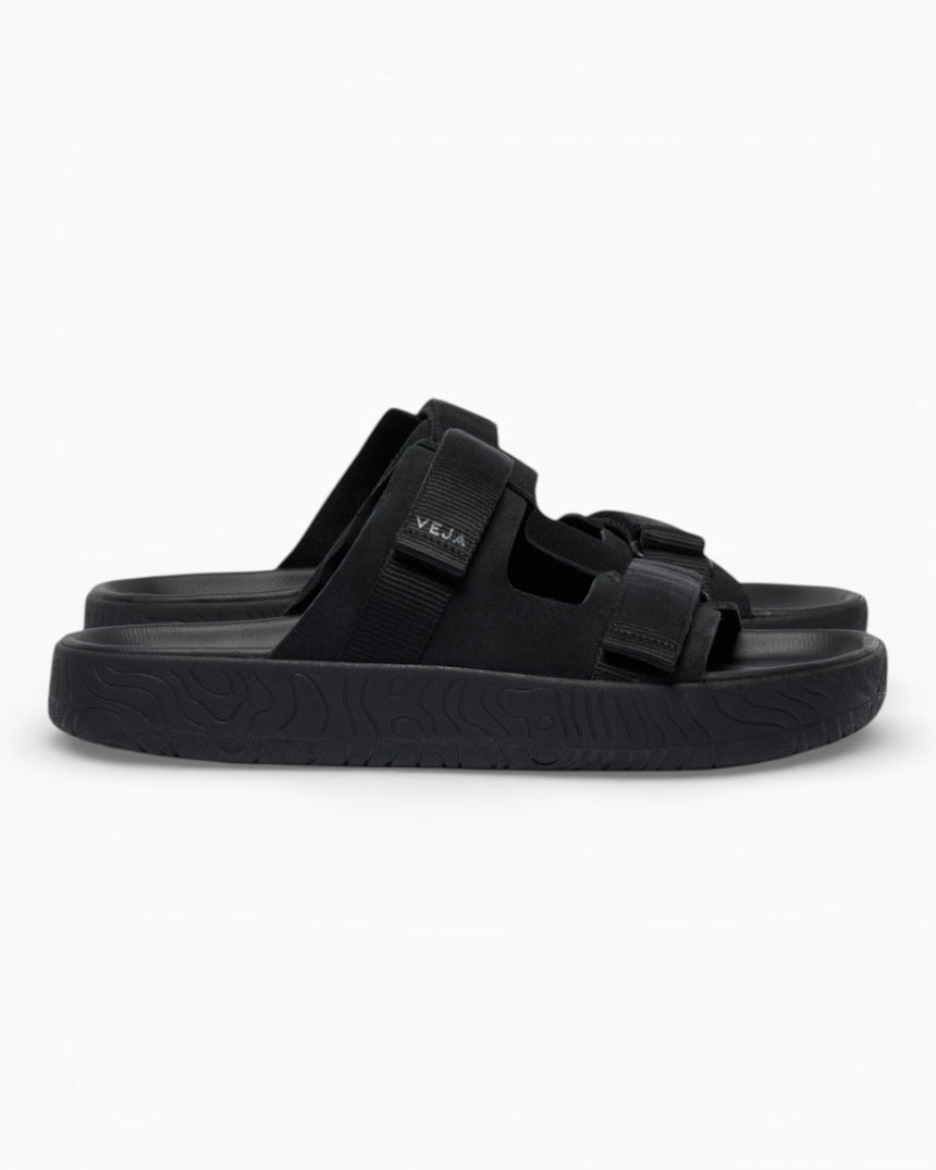 VEJA Arpoador Suede Soft Kadın Sandalet Full Black
