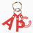 A.P.C. A.P.C. Letters Anahtarlık Rouge VIF