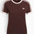 adidas Originals 3 Stripes Slim Kadın T-Shirt Aurora Coffee/Sandy Pink