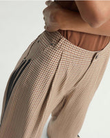 Badigirl Checks Trouser Loose Kadın Pantolon