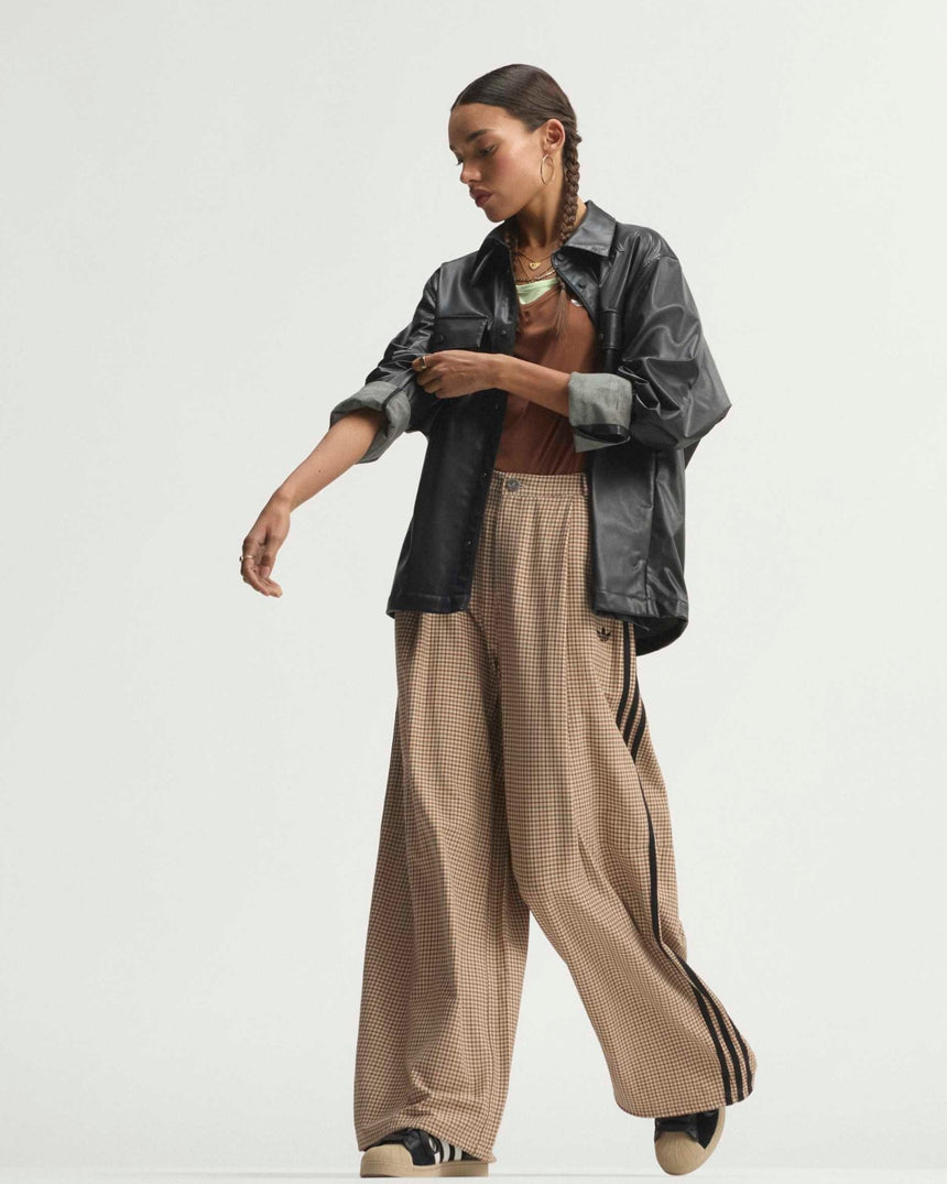 Badigirl Checks Trouser Loose Kadın Pantolon