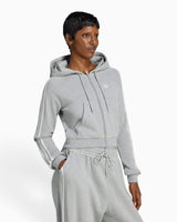 Badigirl Graphic Short Front Zip Track Top Kadın Sweatshirt