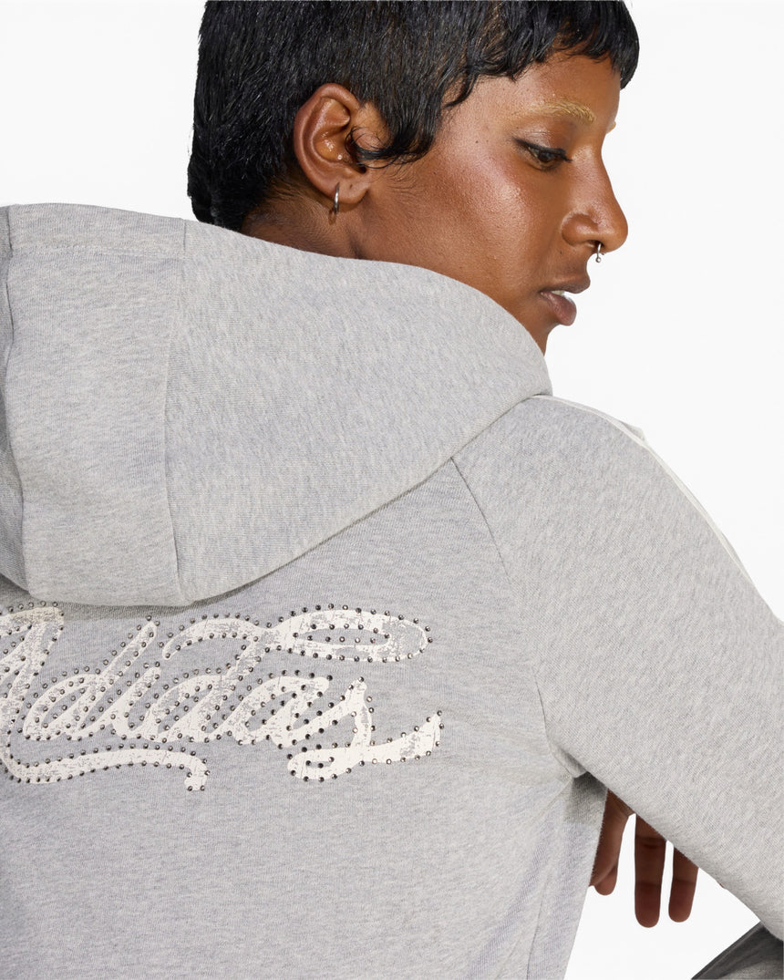 Badigirl Graphic Short Front Zip Track Top Kadın Sweatshirt