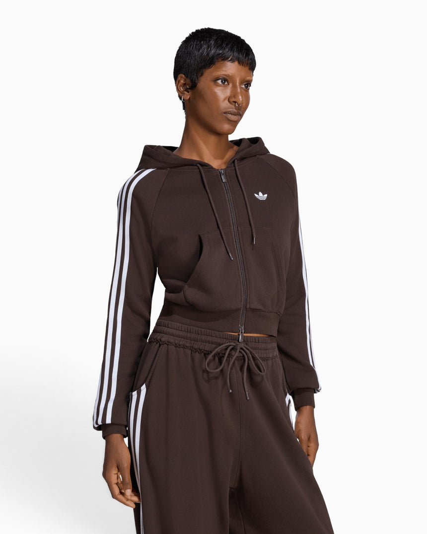 Badigirl Graphic Short Front Zip Track Top Kadın Sweatshirt