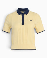 Cable Knit Cali Kadın Polo T-Shirt