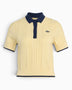 Cable Knit Cali Kadın Polo T-Shirt