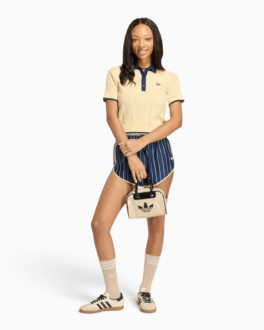 Cable Knit Cali Kadın Polo T-Shirt
