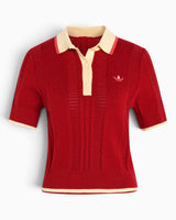 Cable Knit Cali Kadın Polo T-Shirt