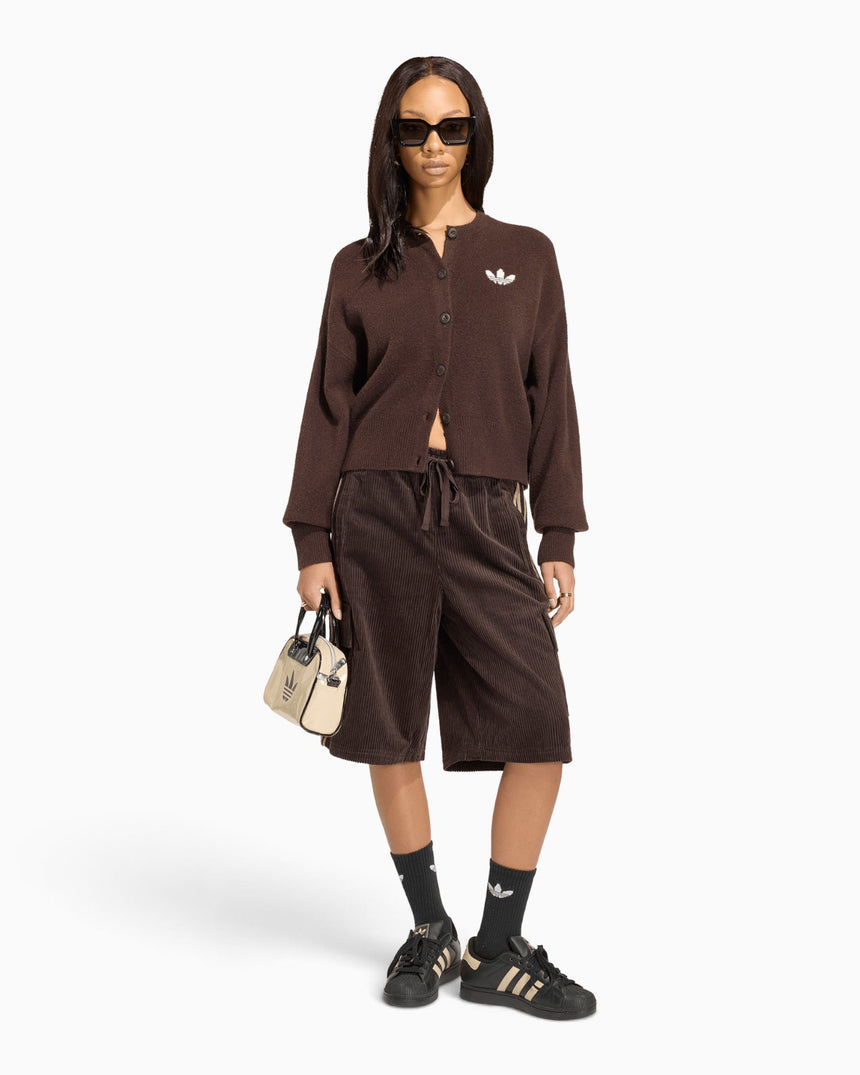 adidas Originals Essential Knit Cardigan Kadın Hırka Aurora Coffee
