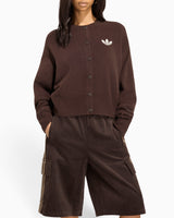 adidas Originals Essential Knit Cardigan Kadın Hırka Aurora Coffee