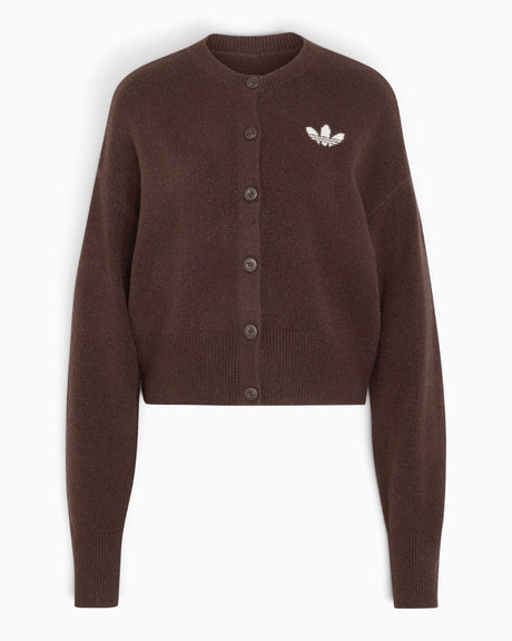 adidas Originals Essential Knit Cardigan Kadın Hırka Aurora Coffee