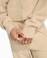 adidas Originals Essential Knit Cardigan Kadın Hırka Khaki Three