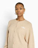 adidas Originals Essential Knit Cardigan Kadın Hırka Khaki Three