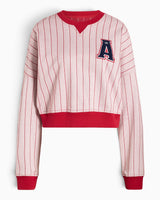 adidas Originals Graphic Crew Kadın Sweatshirt Cloud White / Team Victory Red