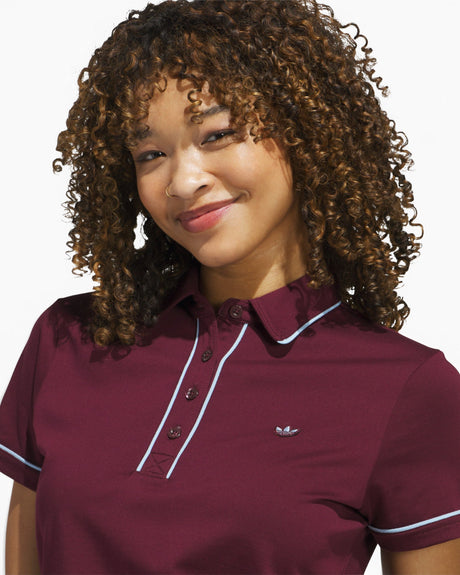 adidas Originals Solid Kadın Polo T-Shirt