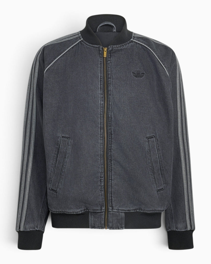 adidas Originals SST Denim Track Top Erkek Ceket True Black Denim