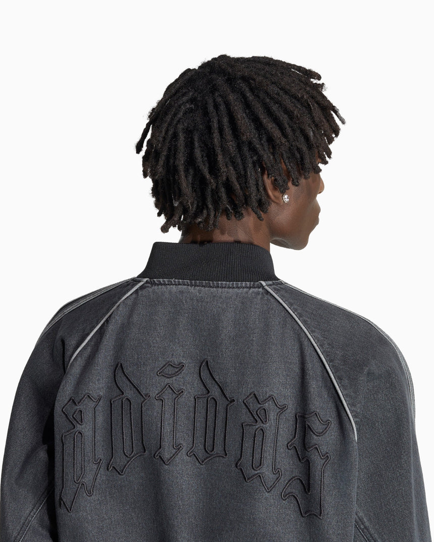 adidas Originals SST Denim Track Top Erkek Ceket True Black Denim
