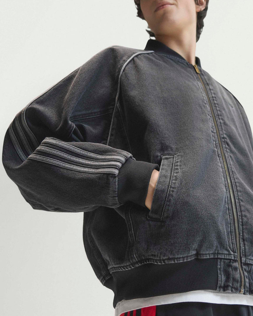 adidas Originals SST Denim Track Top Erkek Ceket True Black Denim