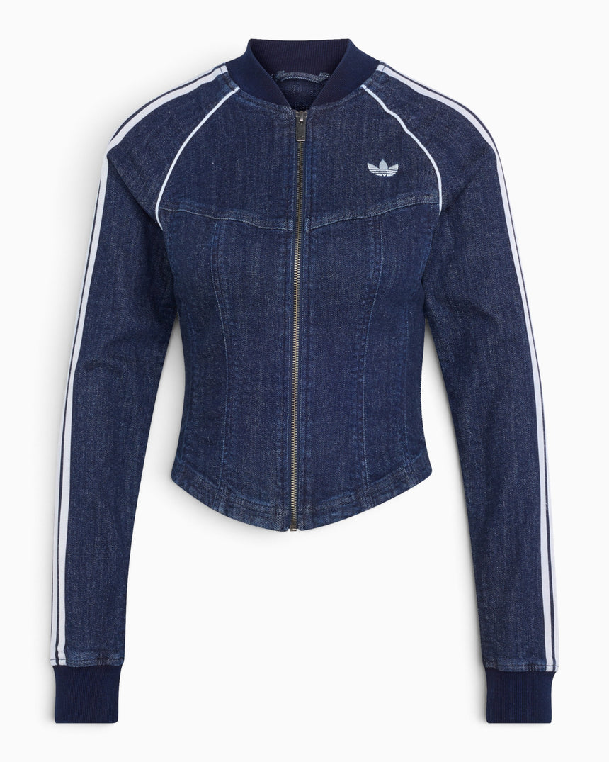 Superstar Denim Corset Track Top Kadın Ceket