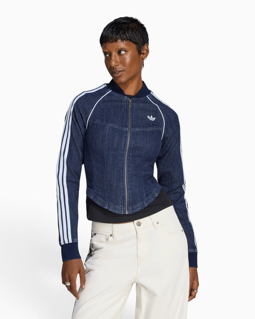 Superstar Denim Corset Track Top Kadın Ceket