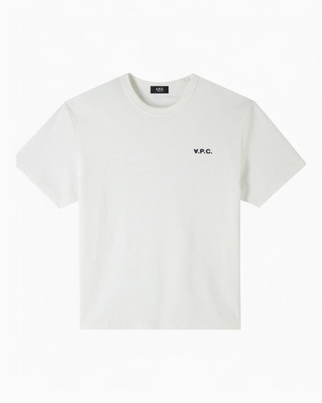 A.P.C. Boxy Petit VPC T-Shirt White/Dark Navy