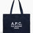 A.P.C. Diane Rue Madame Shopping Bag Omuz Çantası Dark Navy