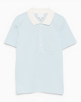A.P.C. GOTS Short-Sleeved Kadın Polo T-Shirt Sky Blue