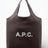 A.P.C. Ninon Tote Omuz Çantası Marron Fonce