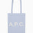 A.P.C. Tote Lou Omuz Çantası Bleu Clair