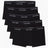 Calvin Klein Low Rise Trunk 5PK Icon Cotton Stretch - Erkek Black W/Black Wb