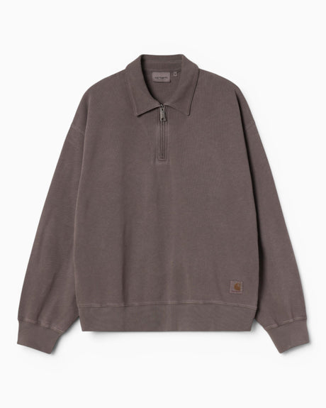 Carhartt WIP Harper Polo Erkek Sweatshirt Tobacco/Garment Dyed