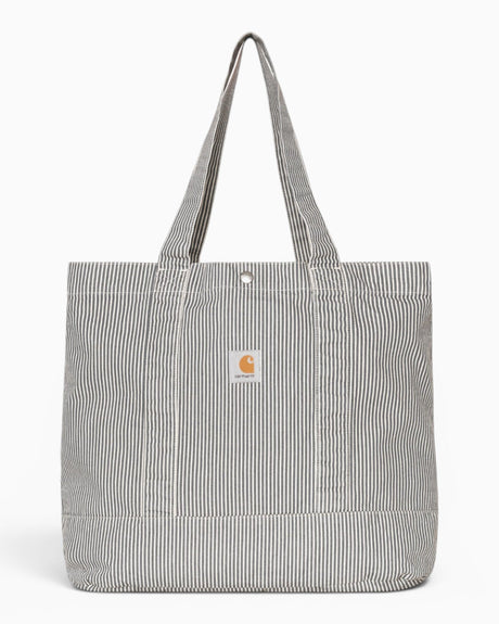 Carhartt WIP Mercer Tote Bag Mercer Stripe/Graphite/Wax Stone Washed