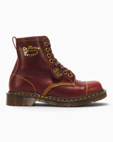 Dr. Martens 1460 Cappers Classic Calf Leather Lace Up Kadın Bot Burgundy