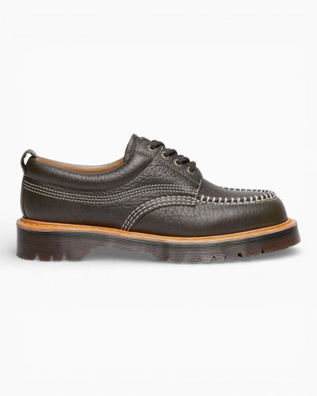 Dr. Martens Lowell Wild Grain Leather Moc Toe Ayakkabı DMS Olive
