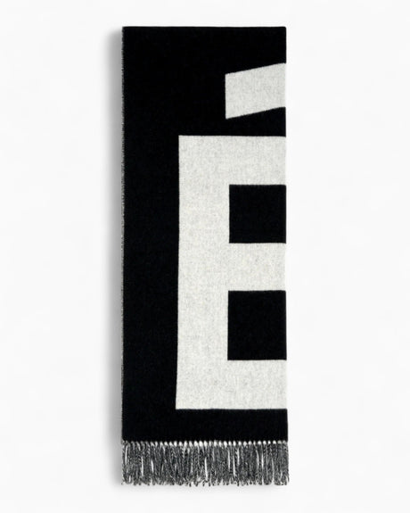 Études Studio Wool Scarf Big É Black