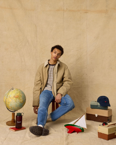 Forét Aspen Padded Oilskin Erkek Ceket