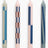 HAY Design Pattern Candle Set of 4 Light Pink/Blue