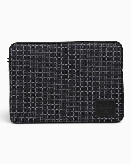 Herschel Anchor 15"-16" Sleeve Laptop Kılıfı Grid Black/Black