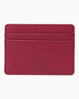 Herschel Charlie Vegan Leather Kartlık Cherry Red
